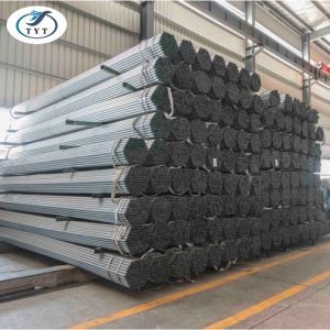 ERW galvaniserad järnrör för byggnadsfabrik Pris