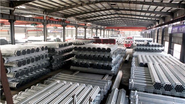 Galvaniserad finish runda stålrör tillverkning i Tianjin City Tianyingtai Varumärke